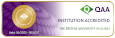 Quality Assurance Agency (QAA) institution accredited